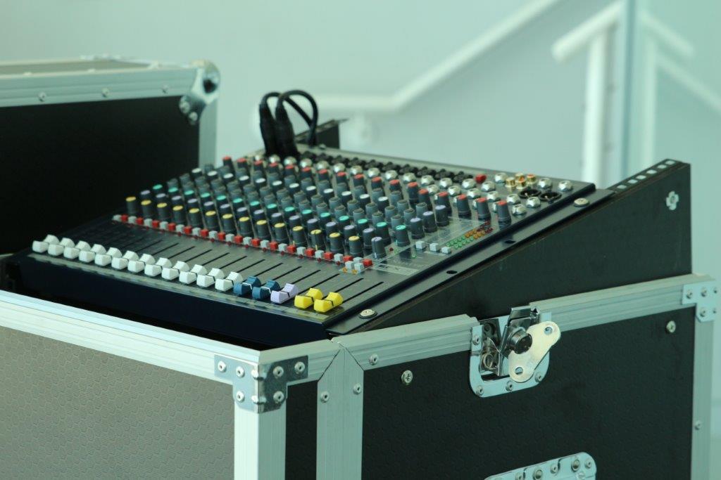 Rack Case With Audio Mixer And Rear Access Door 1 Rack Case With Console 2