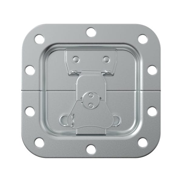 recessed butterfly latch