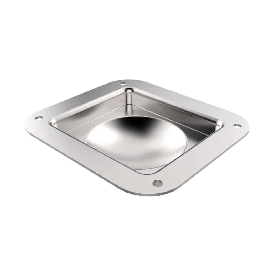 Armor Yr-6503C Small Road Case Castor Dish With Shallow Recess