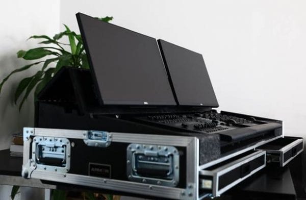 Road Case For Lighting Console Etc Ion Xe With Fader Wing 20