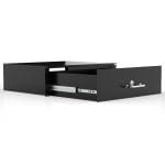 3U Mountable Rack Drawer With Key Lock, 300Mm Deep External, 38Kg Load, 1.5Mm Steel