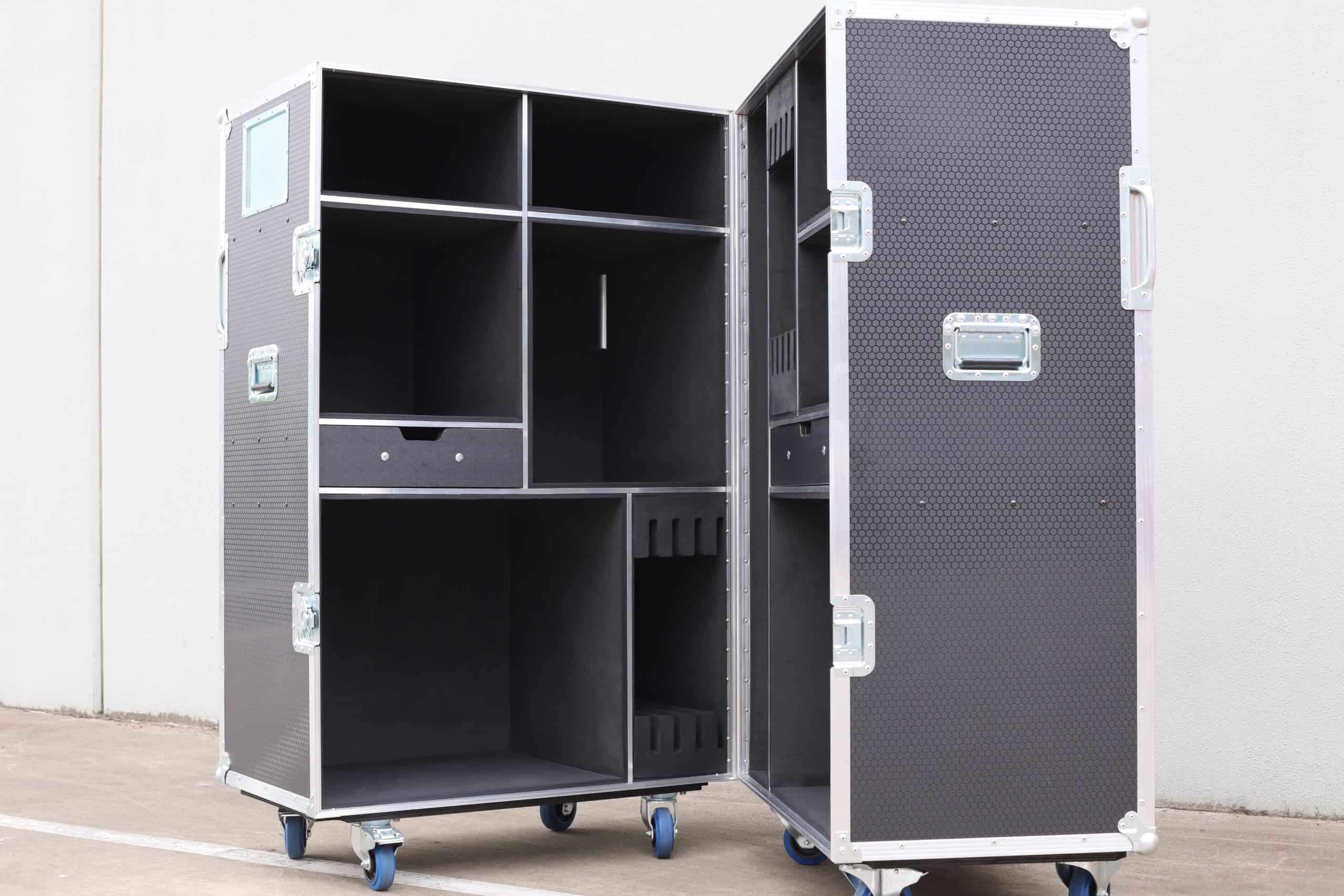 Road Case For Drum Kit-Red Rock