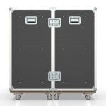 Clamshell Pullout Storage Crate Road Case