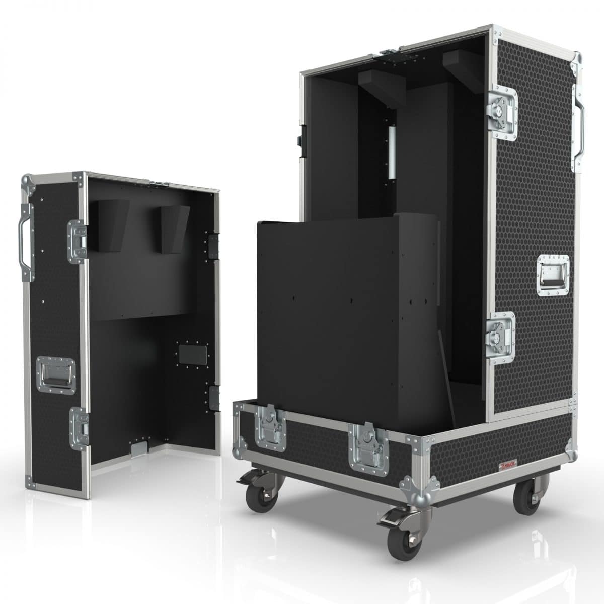 Split Lid- Road Case For Dbtechnologies Vio L208 Line Array Speaker System 4In1 Rigged