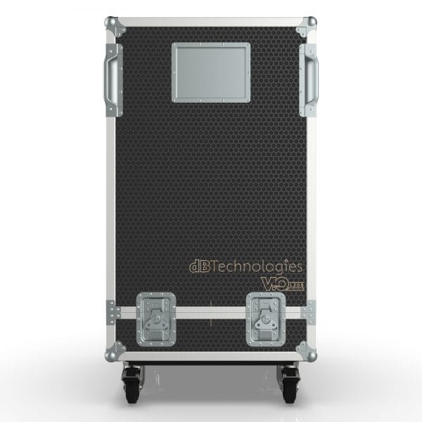 Front- Road Case for dBTechnologies VIO L208 Line Array Speaker System 4in1 Rigged