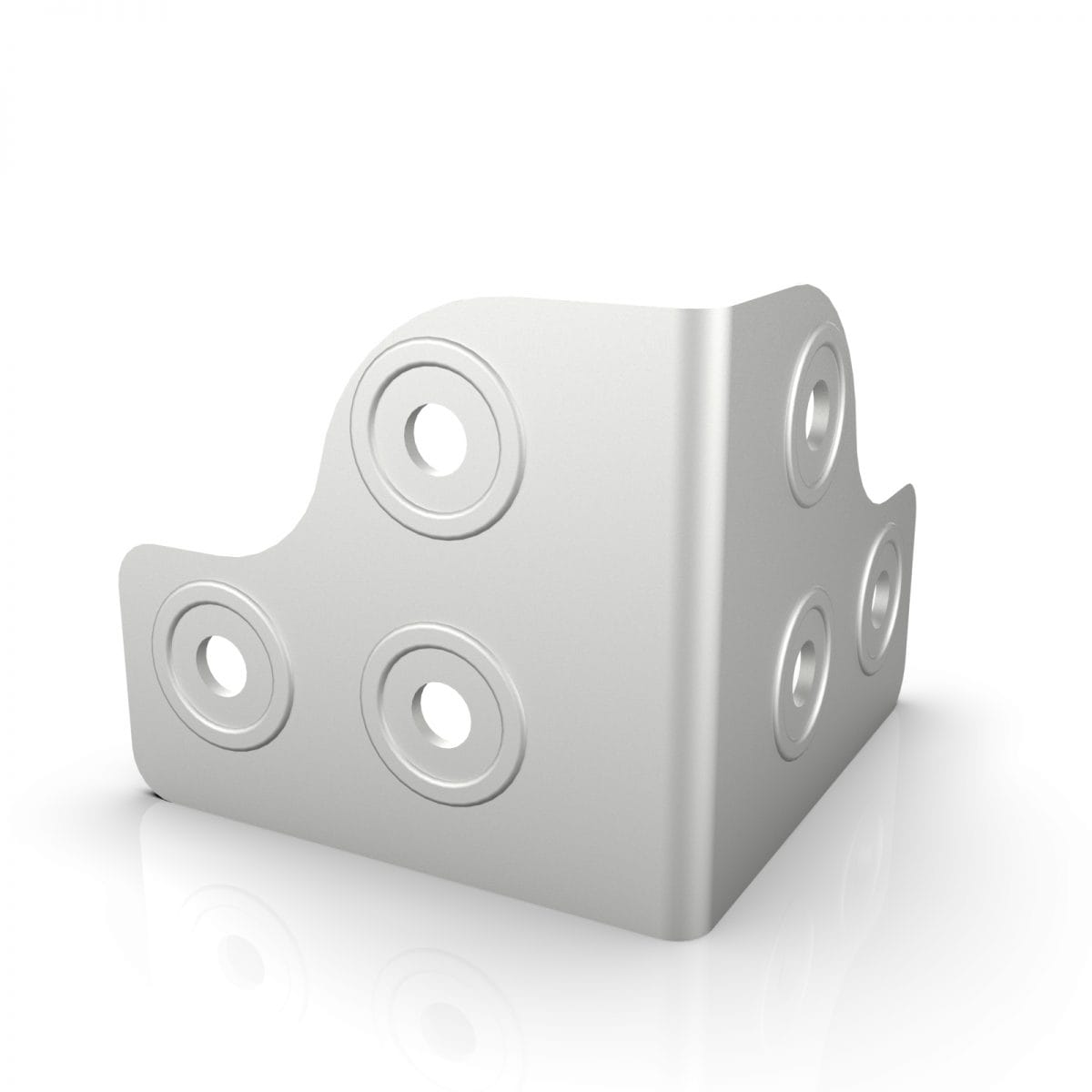 Armor B4501 6 Hole Large Corner Brace With Rivet Protectors
