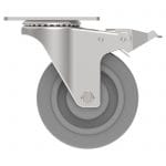 Carjet 3B 100Mm-4″ Braked Rubber Swivel Castor