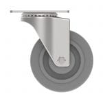 Carjet 3B 100Mm-4″ Braked Rubber Swivel Castor