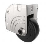 Carjet X5 75Mm Die-Cast Corner Recessed Castor