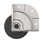 Carjet X5 75Mm Die-Cast Corner Recessed Castor