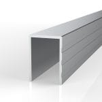 U12B 12Mm Aluminium U-Cap Extrusion