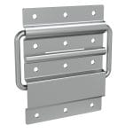 Large Surface Mountable Lid Stay Has A Hinge Built Into It