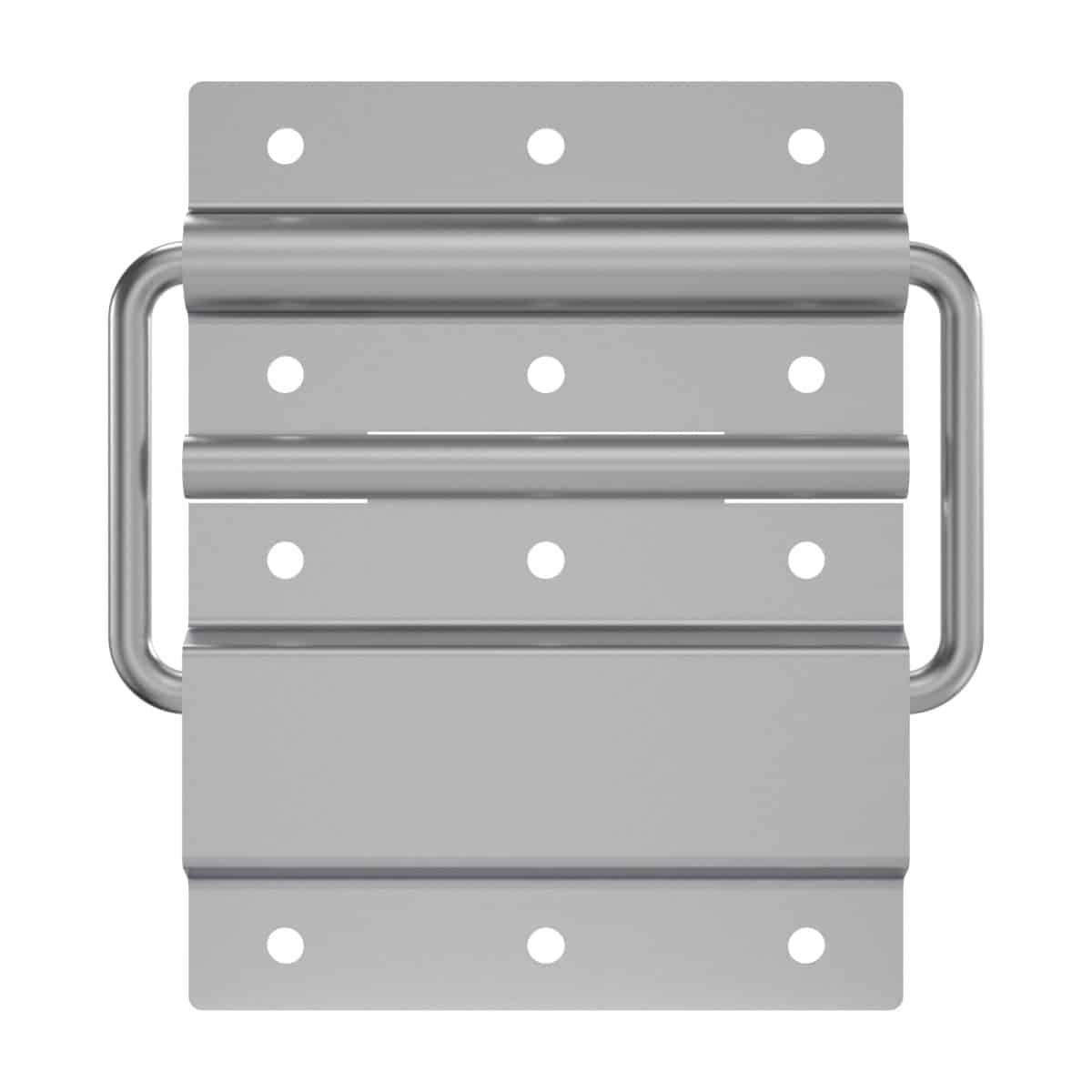 Large Surface Mountable Lid Stay Has A Hinge Built Into It