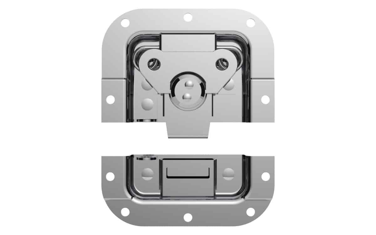 Armor L2208 Medium Butterfly Latch / Catch W/ Offset, 106X116Mm