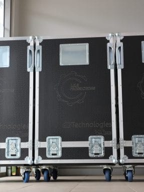 Road Case With Split Lid