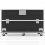 Twin Tv Road Case With End Compartment