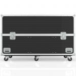 Twin Tv Road Case With End Compartment