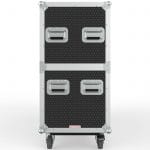 Twin Tv Road Case With End Compartment