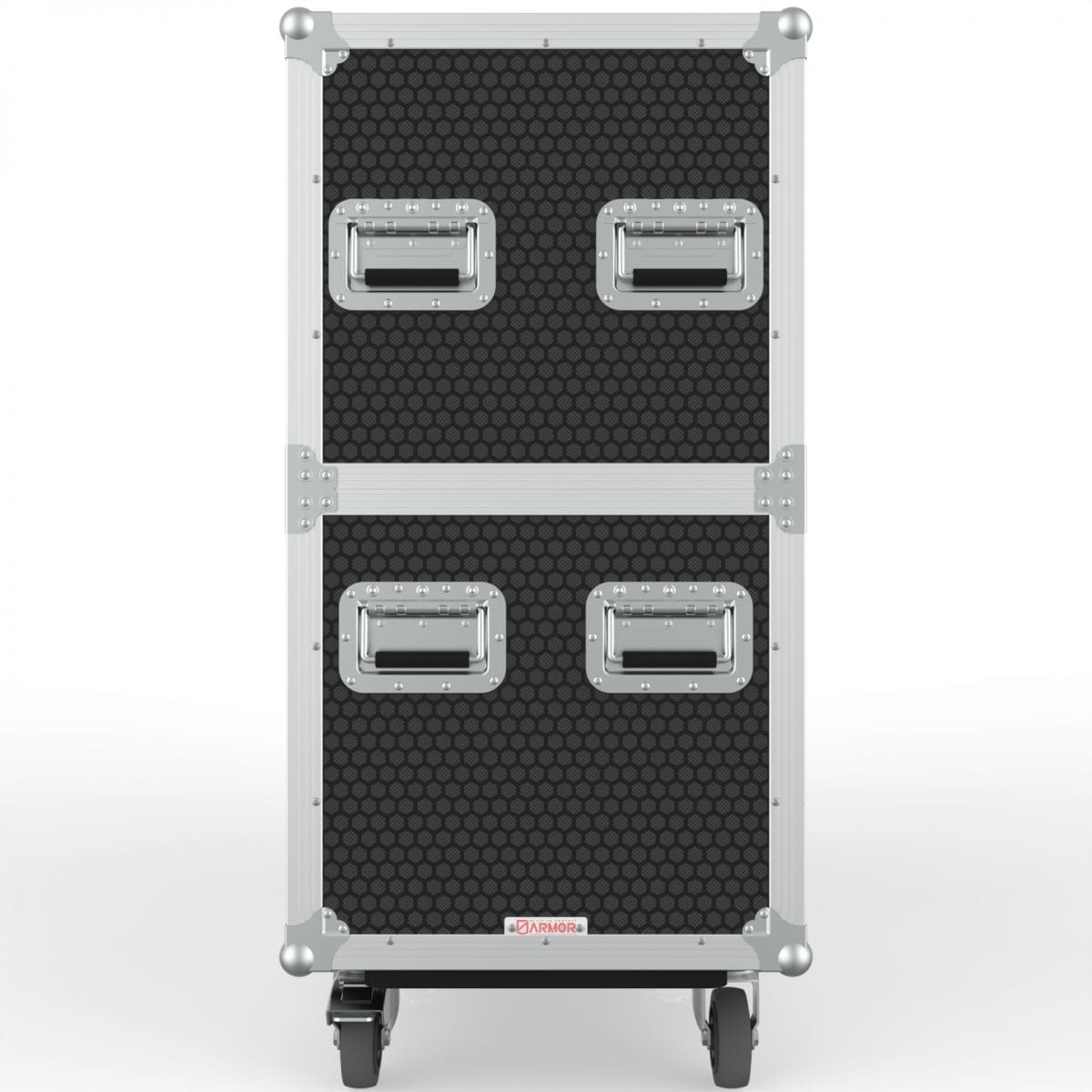 Twin Tv Road Case With End Compartment