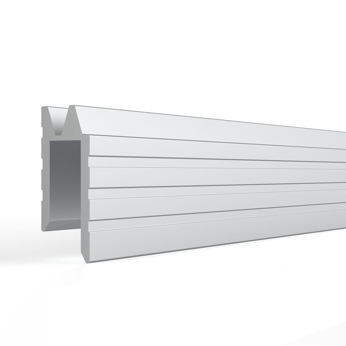 Eh7 Aluminium Hybrid Edge Extrusion, 7.2Mm Gap
