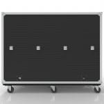 Video Production Workstation Road Case Flypack For Ws Lux 3