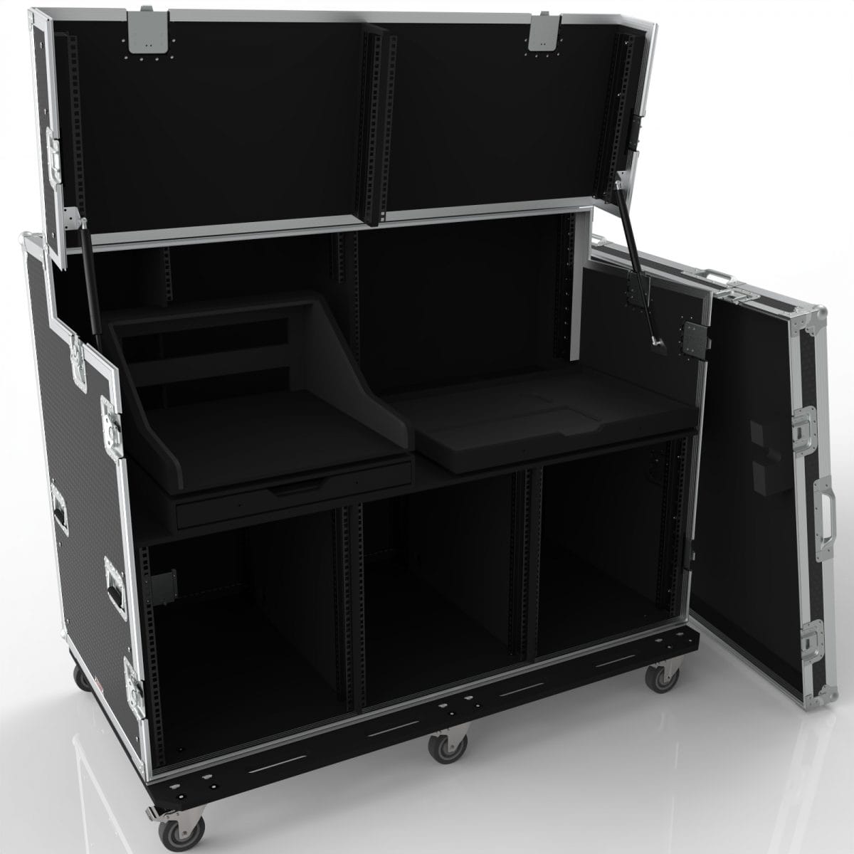 Ideo Production Workstation Road Case Flypack For Ws Lux 7