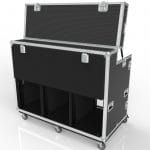 Ideo Production Workstation Road Case Flypack For Ws Lux 8