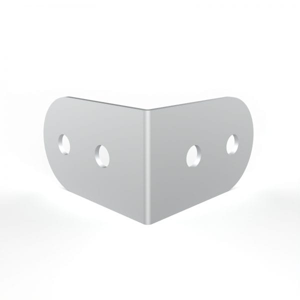 ARMOR Hardware B4602 4 Hole Corner Angle Steel Brace