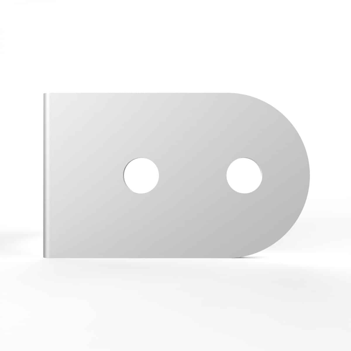 Armor Hardware B4602 4 Hole Corner Angle Steel Brace