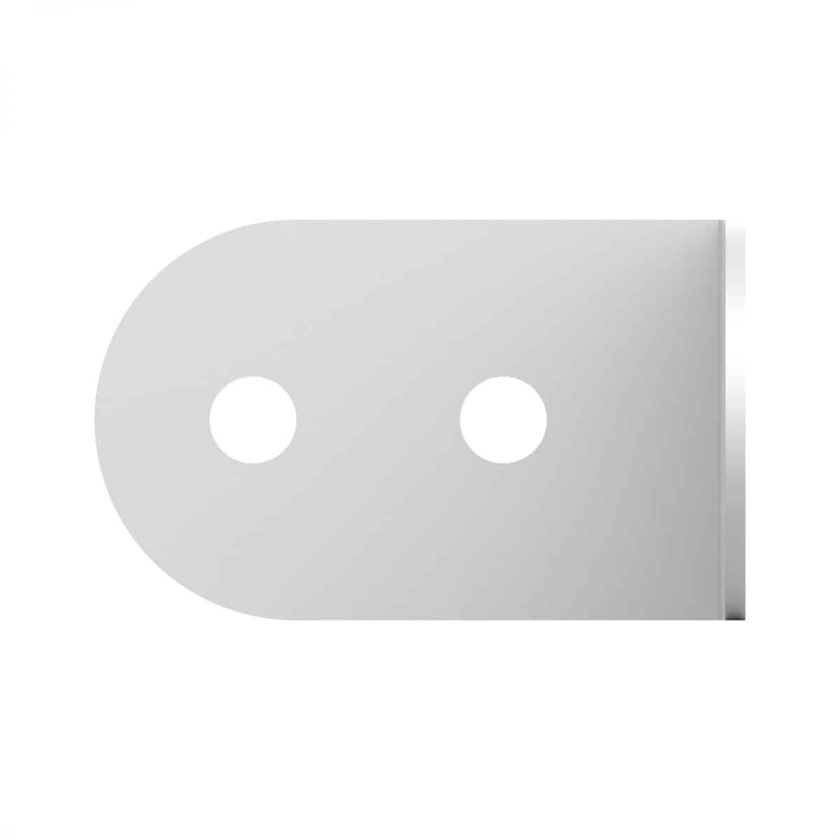 Armor Hardware B4602 4 Hole Corner Angle Steel Brace