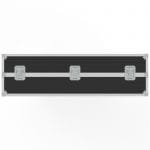 Twin Tv Road Case With Clamshell Split Lid