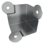 Armor C2094 Small 3 Hole Flat Corner With Offset