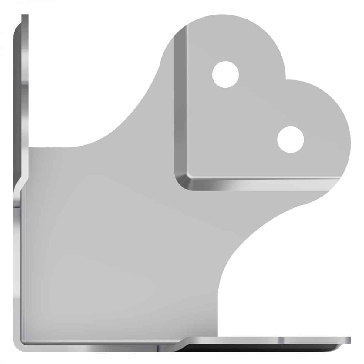 Armor C3202 Large Flat Corner With 30Mm Recess