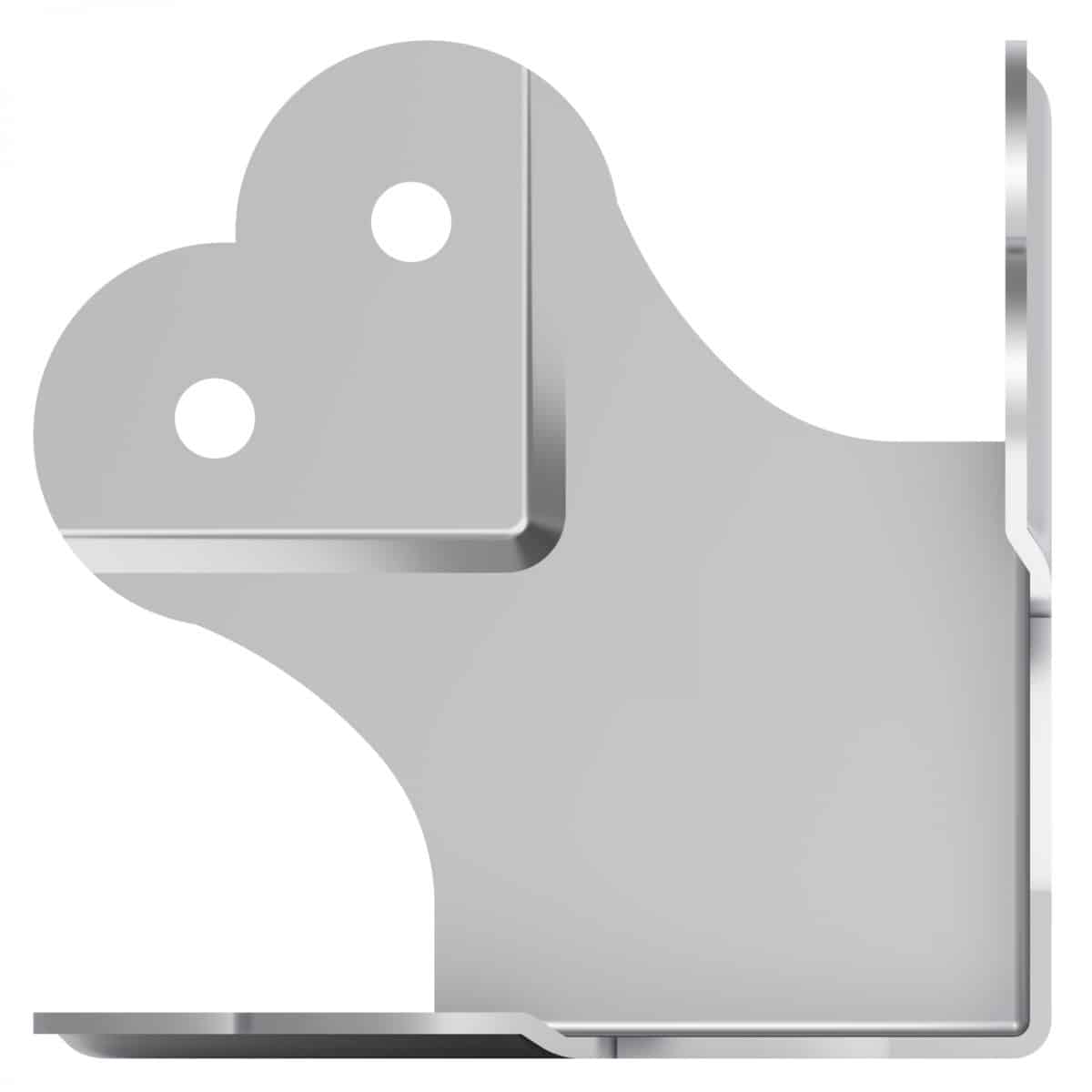 Armor C3202 Large Flat Corner With 30Mm Recess