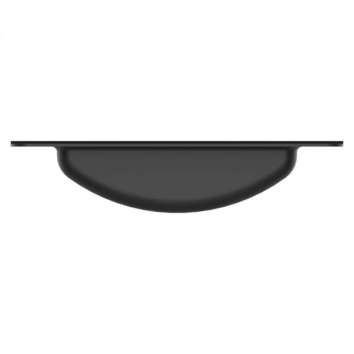 Armor Yr-6202 Black Castor Dish With Medium Recess For 4'' Castors