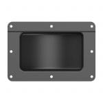 Armor Yr-6202 Black Castor Dish With Medium Recess For 4'' Castors