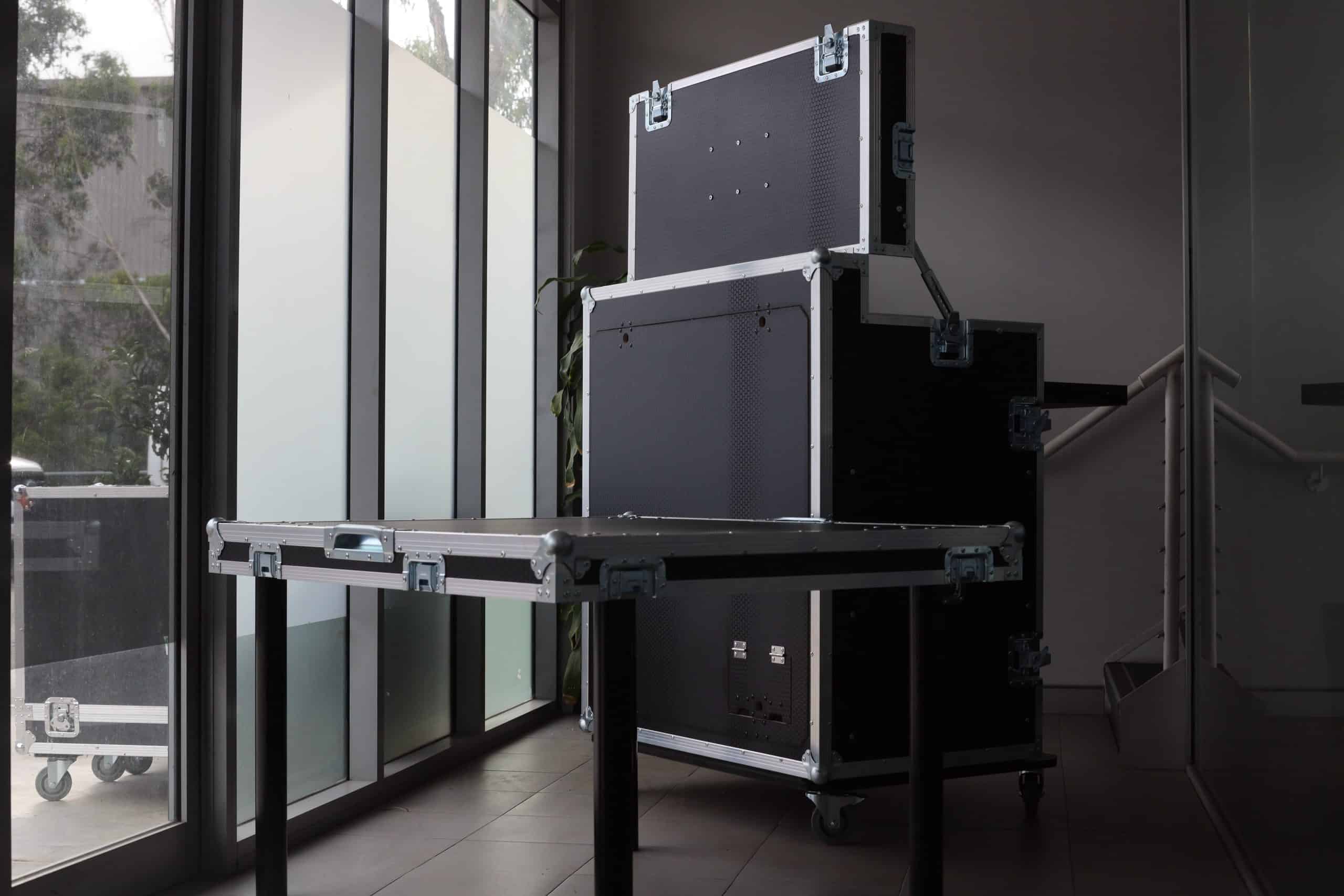 Flypack Video Production Workstation Road Case Ws-Vr 2 Flypack Video Production Workstation Road Case Ws-Vr
