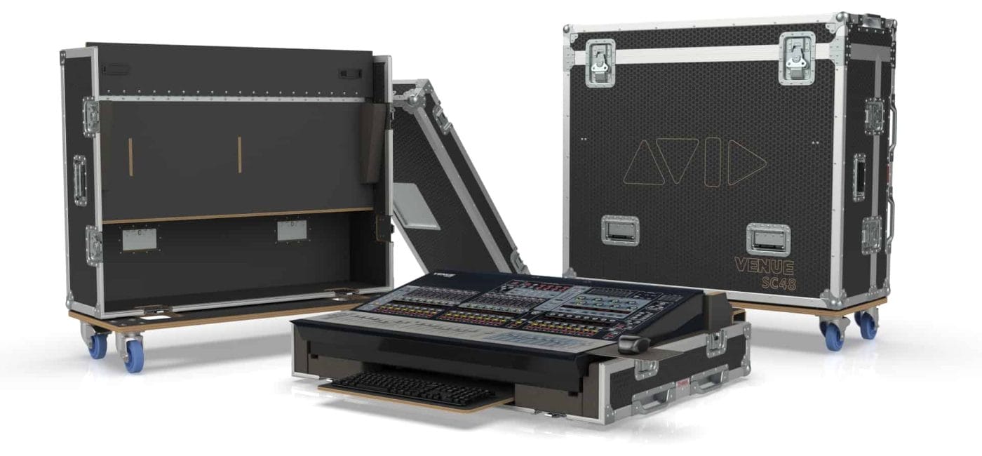 Road Case For Avid Venue Sc48 Sound System
