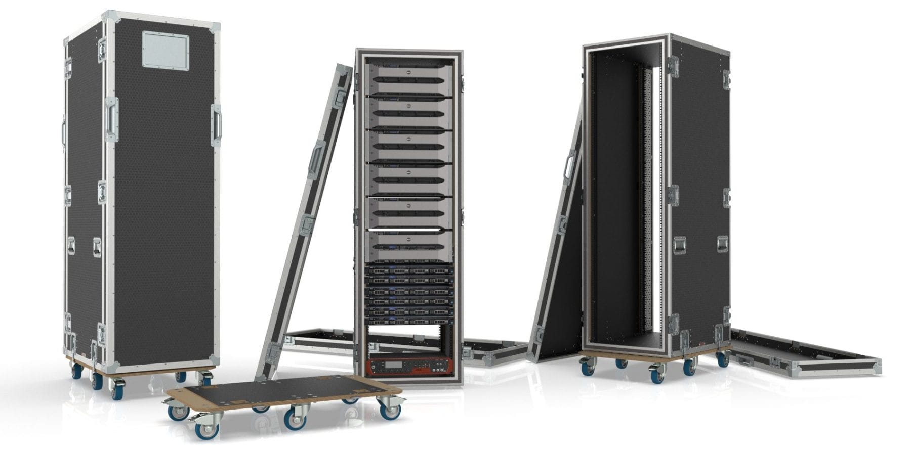 Rf40 Shock Mounted Suspended Rack Case