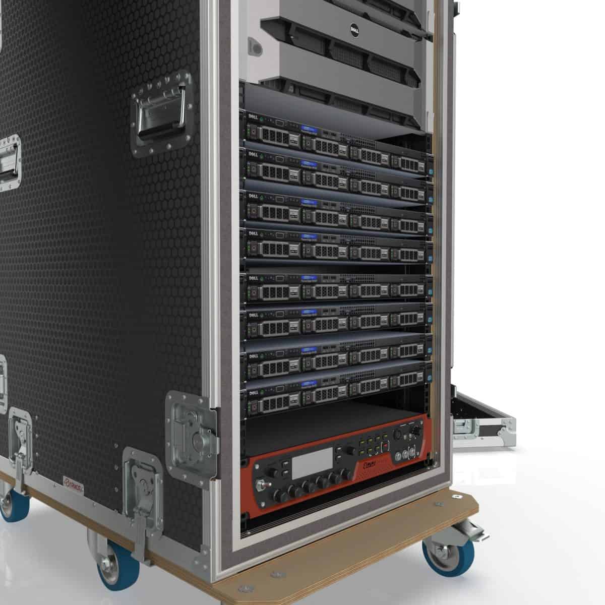 Rf40 Shock Mounted Suspended Rack Case