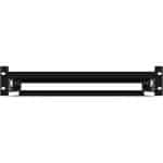 Rack Mount Keyboard Tray 2U, 1.5Mm Frame, 1.2Mm Tray, 750Mm Extended Depth, 30Kg Load