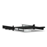 Rack Mount Keyboard Tray 2U, 1.5Mm Frame, 1.2Mm Tray, 750Mm Extended Depth, 30Kg Load
