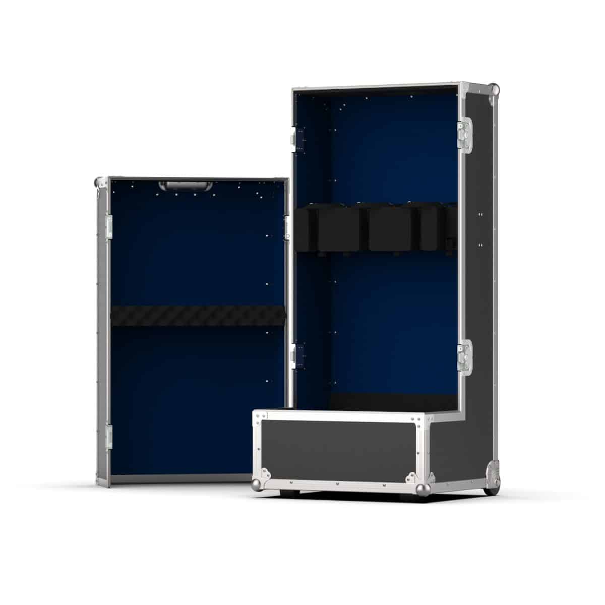 Triple Guitar Traveler With Adjustable Sliding Foam Blocks