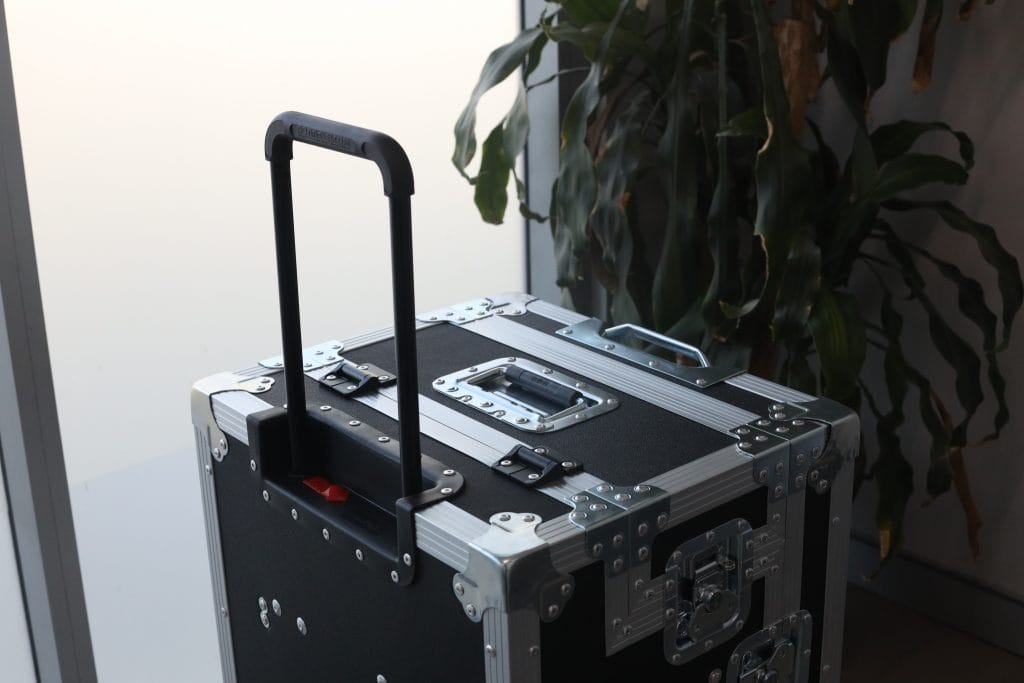 Musician Solo Flight Case With Space For Monitor Speaker And Mixer, Plug And Play.