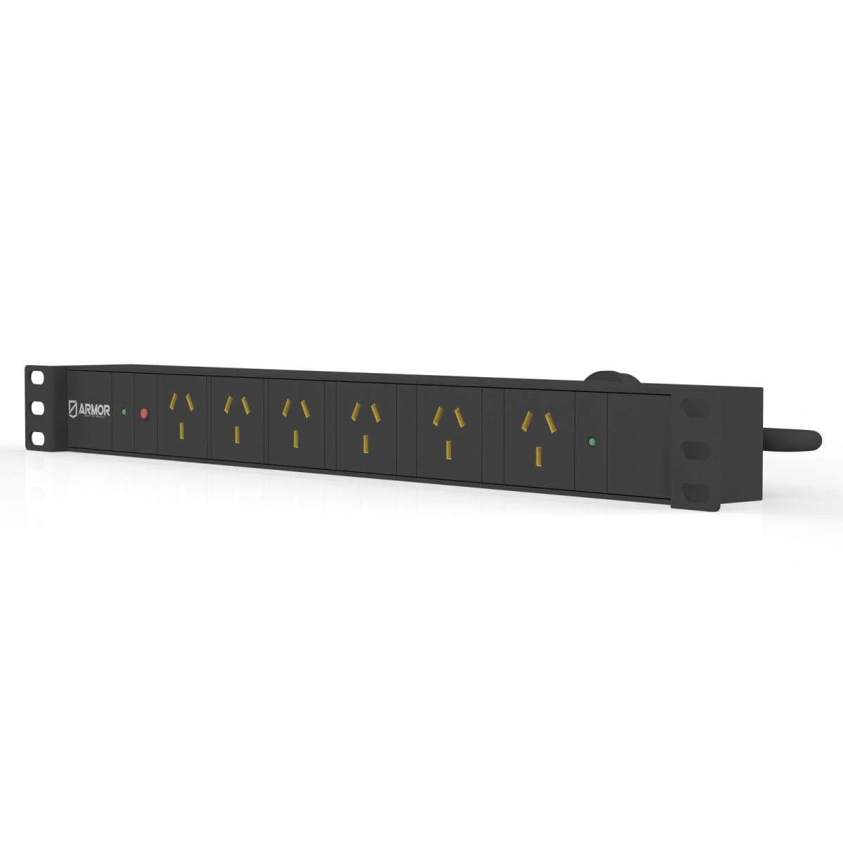 Armor 19&Quot; Rack Mount Power Distribution Unit 6 Way
