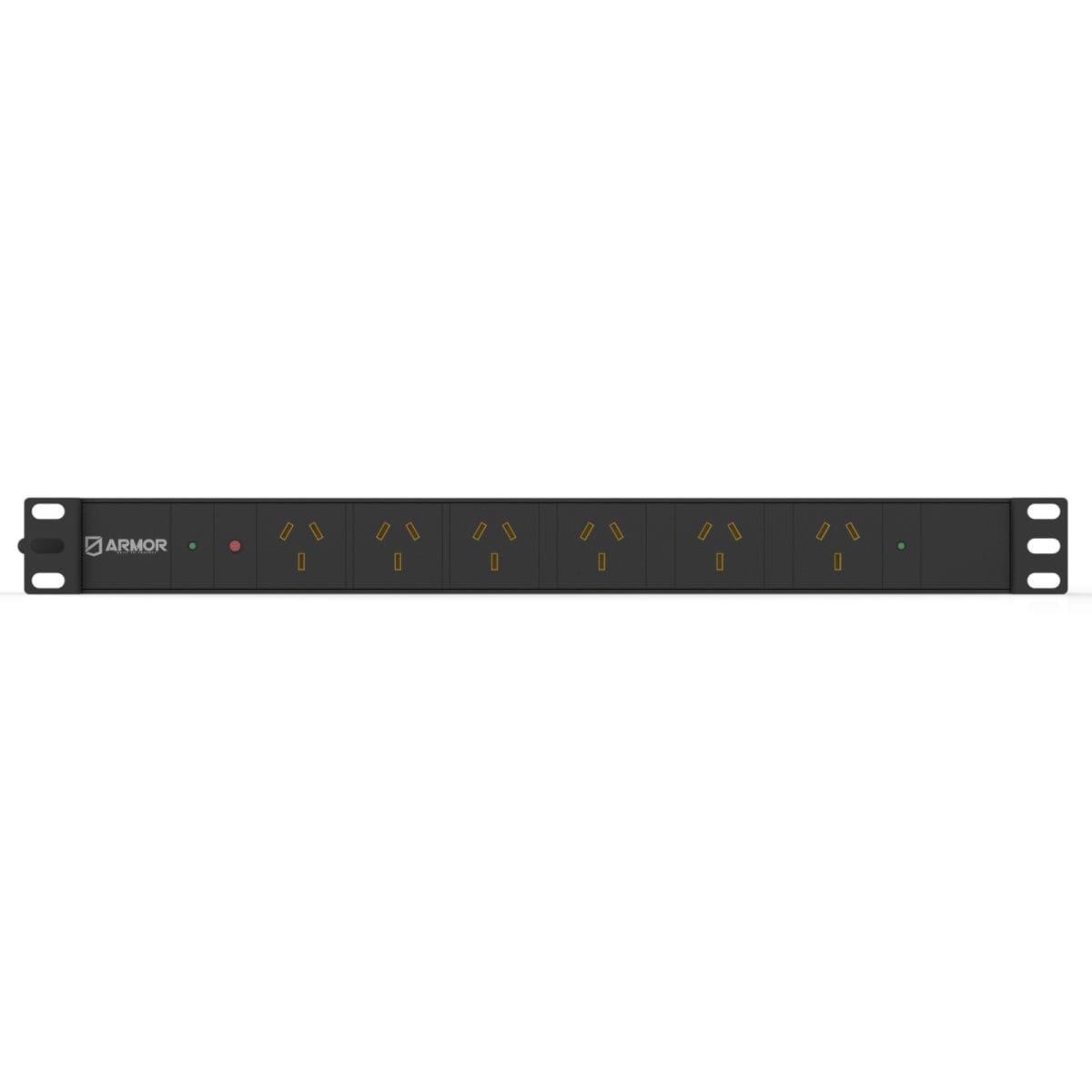 Armor 19&Quot; Rack Mount Power Distribution Unit 6 Way