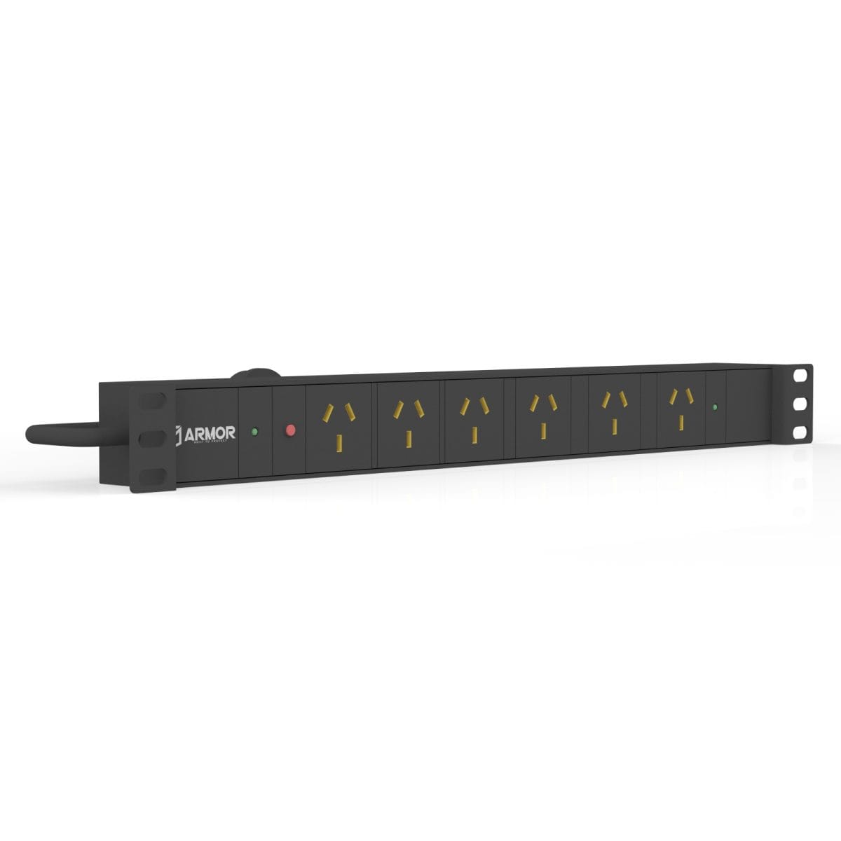 Armor 19&Quot; Rack Mount Power Distribution Unit 6 Way
