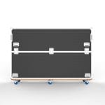 Tv Case With Built In Motorized Lift For Sony Fw100Bz40J, With Split Lid, Rack Mount 6Way Pdu