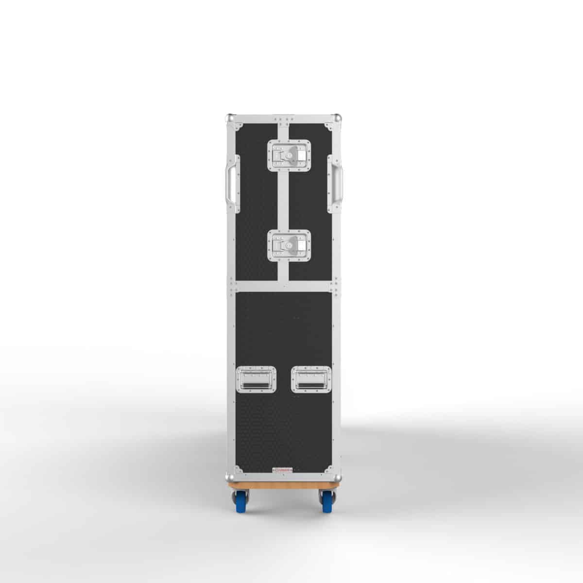 Tv Case With Built In Motorized Lift For Sony Fw100Bz40J, With Split Lid, Rack Mount 6Way Pdu