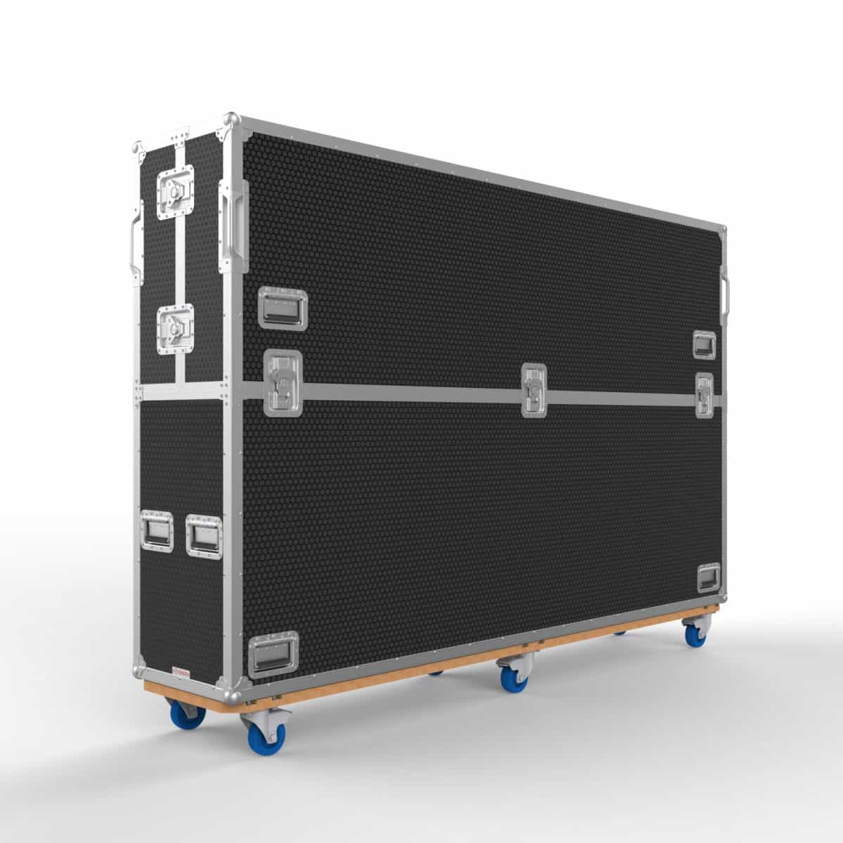 Tv Case With Built In Motorized Lift For Sony Fw100Bz40J, With Split Lid, Rack Mount 6Way Pdu